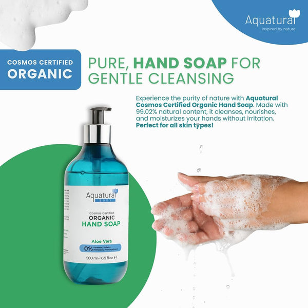 Aquatural Organic Hand Soap With Aloe Vera