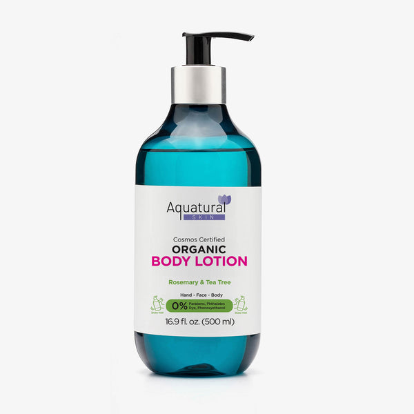 Aquatural Organic Daily Lotion Rosemary & Tea Tree | Cosmos Certified
